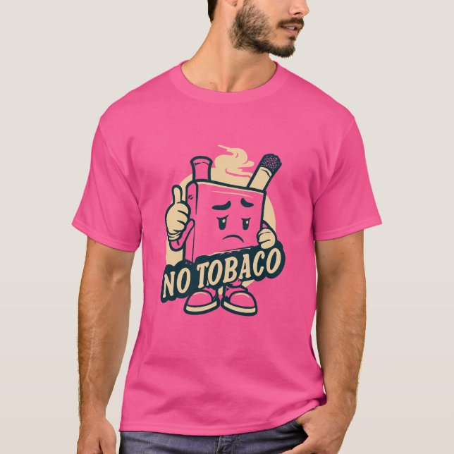Camiseta Dia Mundial Sem Cigarro - Forte Mensagem Anti-Taba (Frente)