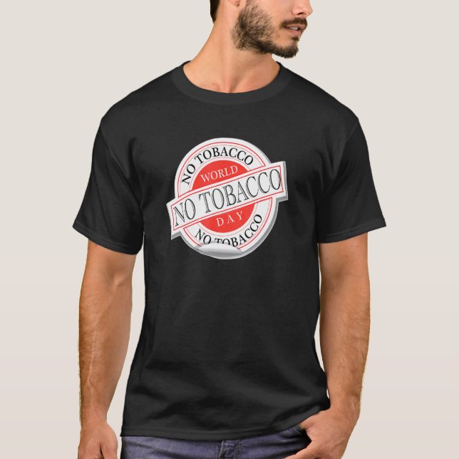 Camiseta Dia Mundial Sem Cigarro Viver Saudável Não Fumar (Frente)