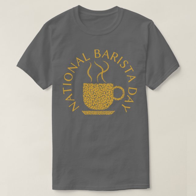 Camiseta Dia Nacional Barista 12 (Frente do Design)