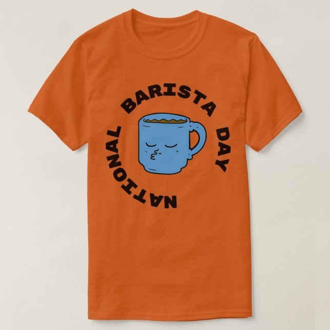 Camiseta Dia Nacional Barista 2 (Frente do Design)