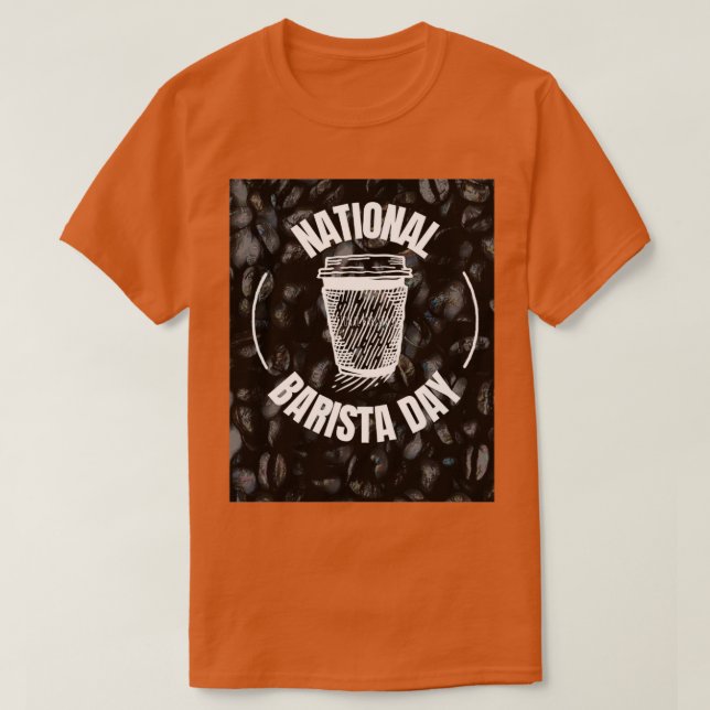 Camiseta Dia Nacional Barista 7 (Frente do Design)