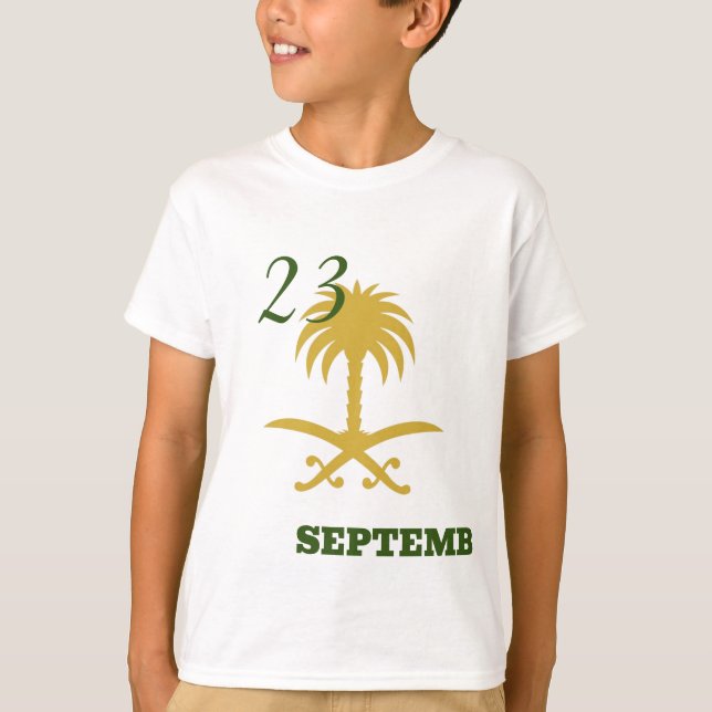 Camiseta Dia Nacional da Arábia Saudita (Frente)
