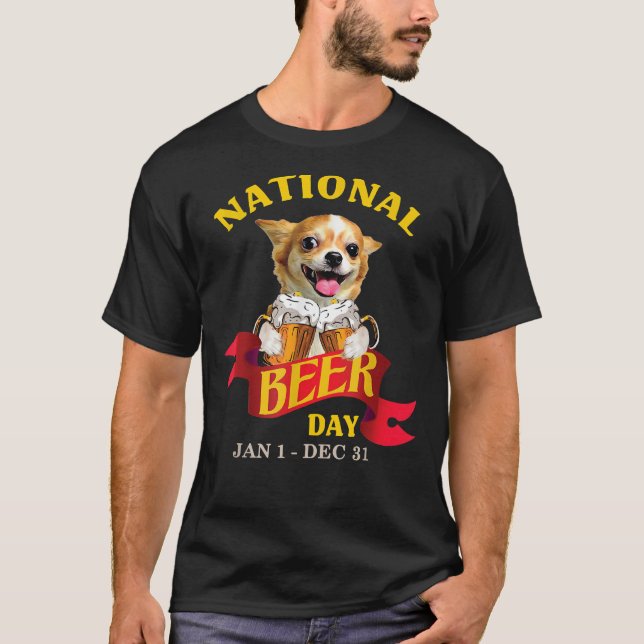 Camiseta Dia Nacional da Cerveja de Chihuahua (Frente)