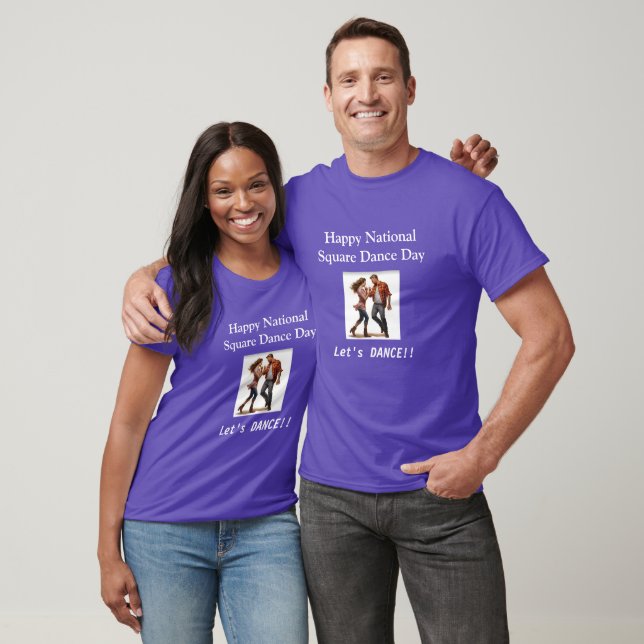 Camiseta Dia Nacional da Dança Quadrada (Unissex)