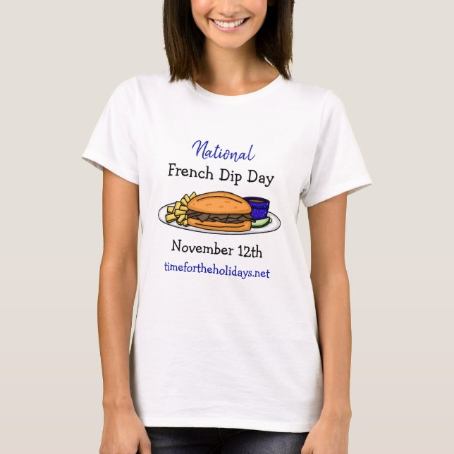 Camiseta Dia Nacional da Dip Francesa, 12 de novembro (Frente)