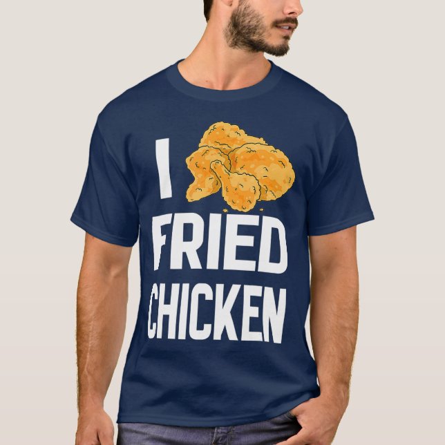 Camiseta Dia Nacional de Frango Ferrado Eu Adoro Frango Cél (Frente)