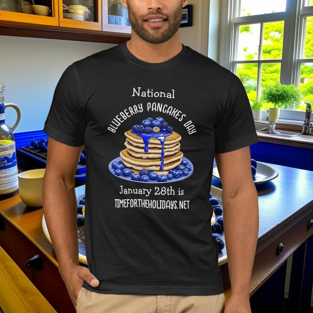 Camiseta Dia Nacional de Panquecas de Aroma 28 de janeiro (Criador carregado)