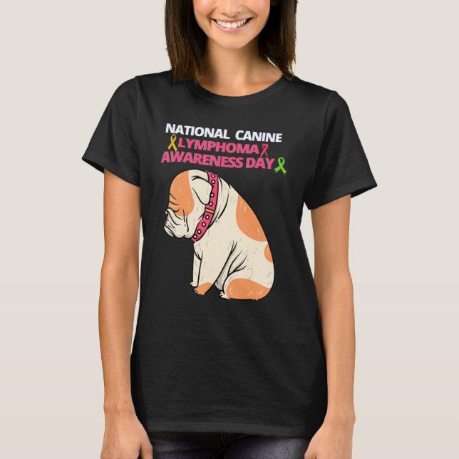 Camiseta Dia Nacional de Sensibilização para o Linfoma Cani (Frente)