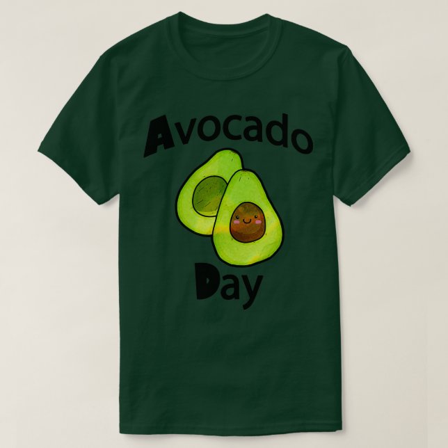 Camiseta Dia Nacional do Avocado 10 (Frente do Design)