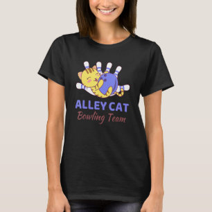 Camiseta Dia Nacional do Boliche Equipe de Boliche Alley Ca