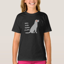 CAMISETA DIA NACIONAL DO CÃO CÃES SOBRE DRAMA SEMPRE AMANTE