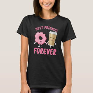 Camiseta Dia Nacional do Donut Melhores Amigos Para Sempre