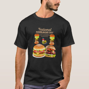 Camiseta Dia Nacional do Hambúrguer 28 de maio