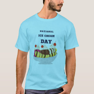 CAMISETA DIA NACIONAL DO ICECREME