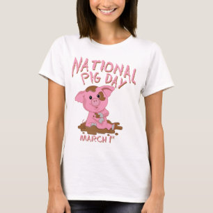 Camiseta Dia nacional do porco