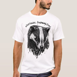 Camiseta Dia Nacional do Texugo