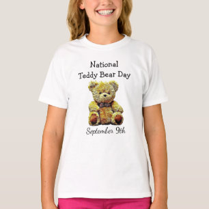 Camiseta Dia Nacional do Urso de Teddy 9 de setembro Feriad