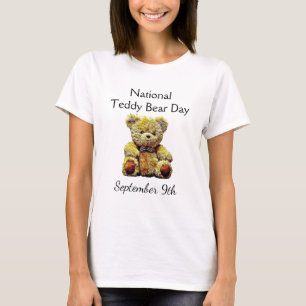 Camiseta Dia Nacional do Urso de Teddy 9 de setembro Feriad
