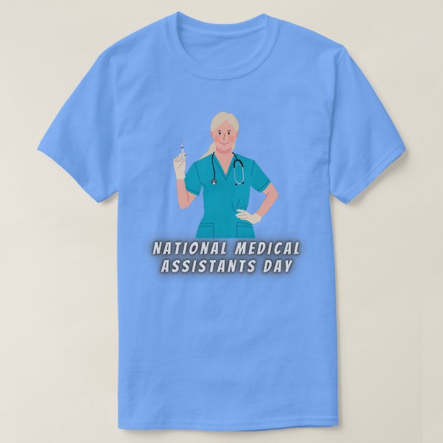 Camiseta Dia Nacional dos Assistentes Médicos (Frente do Design)