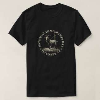 Camiseta Dia Nacional dos Imigrantes, 28 de outubro