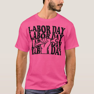 Camiseta Dia Negro e Branco do Trabalho