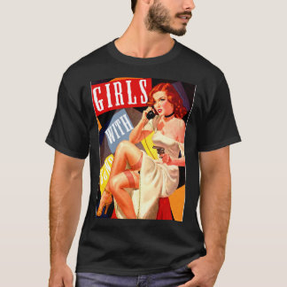 Camiseta Dia Oferece Arma Louca Chamar Menina Betty Queen