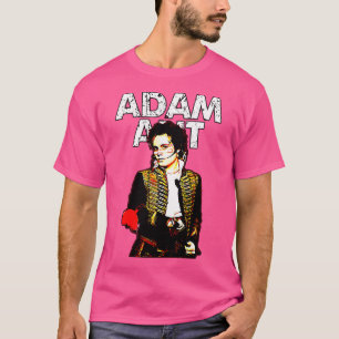 Camiseta Dia Oferece Gráfico A Adam Ant Para Ventiladores