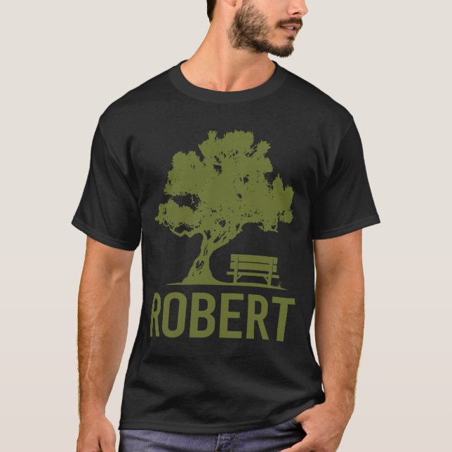 Camiseta Dia pacífico - Nome do Robert (Frente)