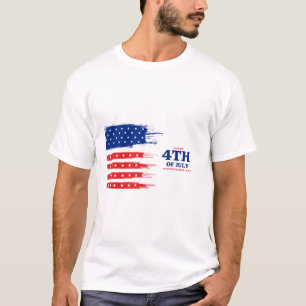 Camiseta Dia Patriótico 4 de julho - Celebrar a Independênc