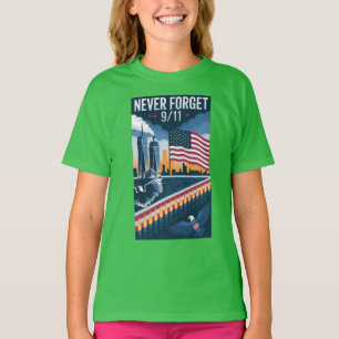 Camiseta Dia Patriótico (Lembrança de 11 de setembro)