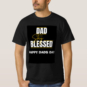 Camiseta Dia Personalizado de Pais "PAI FICAR ABERTO"