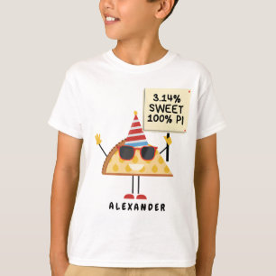 Camiseta Dia Pi Engraçado - 3,14% Doce, 100% Pi