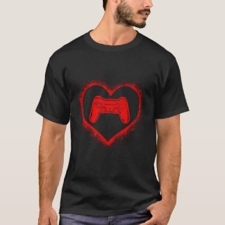 Camiseta Dia Que Ele Video games Jogador De Amor