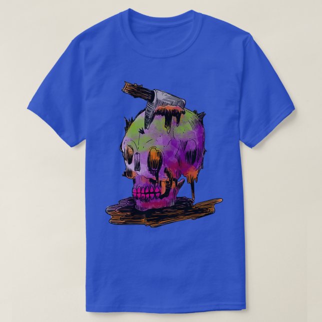 Camiseta Dia roxo 1 (Frente do Design)