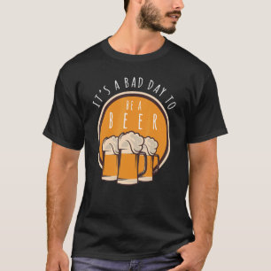 Camiseta Dia Ruim Para Ser Um Bebê Bebendo Bebida Bebida Ál