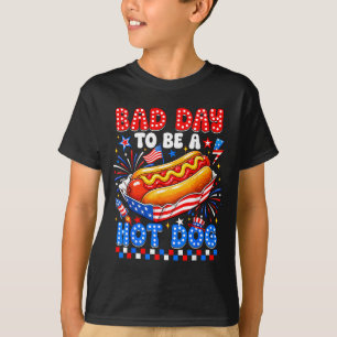 Camiseta Dia ruim para ser um cachorro-quente churrasco eng