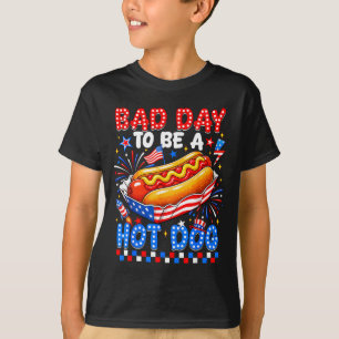 Camiseta Dia ruim para ser um cachorro-quente churrasco eng