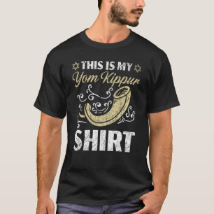 Camiseta Dia Santo Jerusalém Judaísmo Este É o Meu Yom Kipp