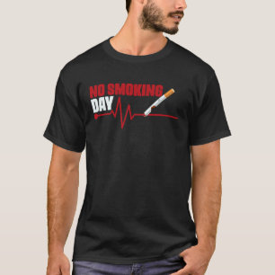 Camiseta Dia Sem Fumar Sem Cigarro Dia Anti Cigarros Ant