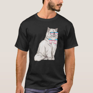Camiseta Dia Transgênero Gato Persa, Transgênero, Cujo Tran
