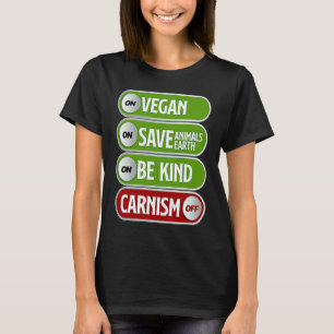 Camiseta Dia Vegano Eu Ligo a Bondade Desligo o Carnismo pa