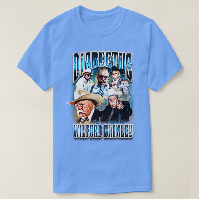 Camiseta Diabeetus Wilford Brimley 90s (Frente do Design)