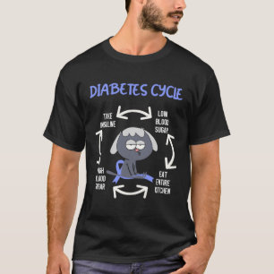 Camiseta Diabetes Ciclo Diabetes Cão de Consciência