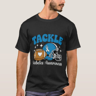 Camiseta Diabetes Consciência Azul Fita Tipo 1 Imagem Diabé