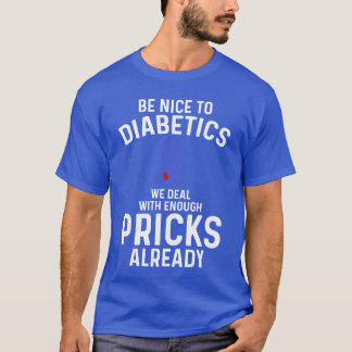 Camiseta Diabetes Consciência Diabetes Tipo 1 Amigos da Dia