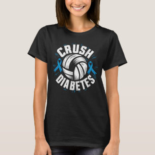 Camiseta Diabetes Esmagadores Sensibilização para Diabetes