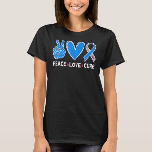 Camiseta Diabetes Guerreiro Consciência Azul Paz Cura F