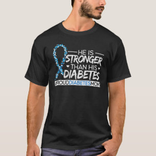 Camiseta Diabetes Mãe Guerreiro Diabético