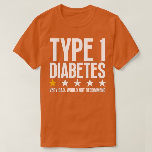 Camiseta Diabetes Tipo 1 3 (Frente do Design)