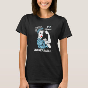 Camiseta Diabetes tipo 1 Conscientização sobre Diabetes tip
